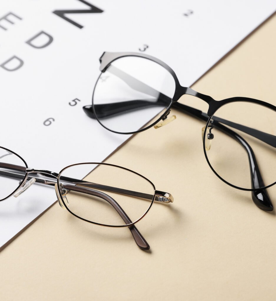 Double-Bar Eyeglasses
